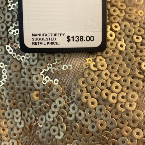 NWT size small, sequin one shoulder dress! - Picture 5 of 5